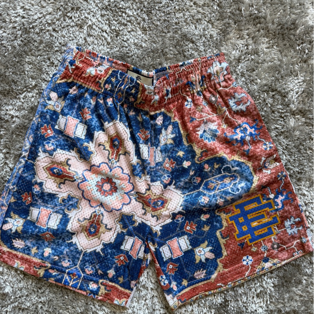 Eric Emanuel Multicolor Mesh Shorts